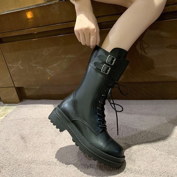 handsome women's shoes spring autumn boots cross-tied buckle mid-calf pu boots side zipper women shoes black knight
handsome women's shoes spring autumn boots cross-tied buckle mid-calf pu boots side zipper women shoes black knight