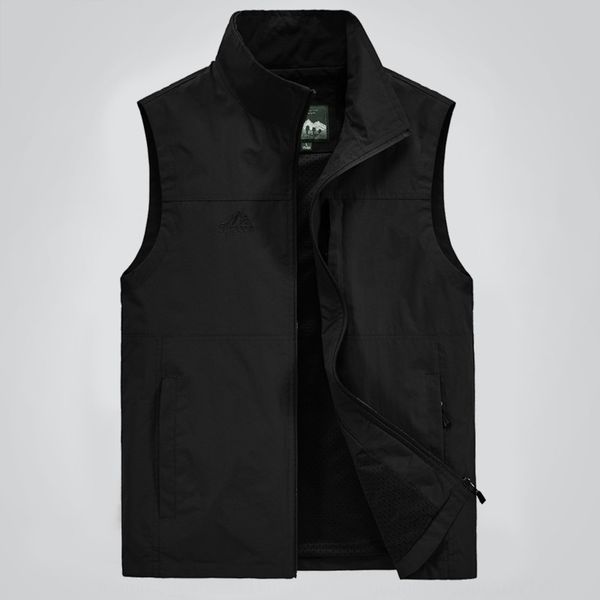 2019 summer new men's outdoor mountaineering middle-aged and elderly plus plus size vest fishing pgraphy mesh vest, Black;white
2019 summer new men's outdoor mountaineering middle-aged and elderly plus plus size vest fishing pgraphy mesh vest, Black;white