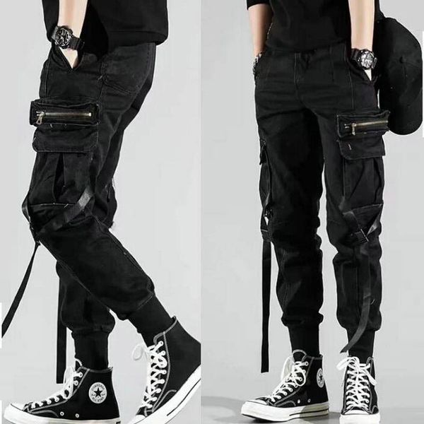 men's side pockets harem pants 2020 autumn hip hop casual ribbons design male joggers trousers fashion streetwear pant black
men's side pockets harem pants 2020 autumn hip hop casual ribbons design male joggers trousers fashion streetwear pant black
