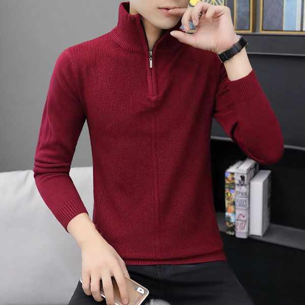 wine red turtleneck sweater men casual knitted pullover high collar oversized sweater male autumn winter long sleeve knitwear, White;black
wine red turtleneck sweater men casual knitted pullover high collar oversized sweater male autumn winter long sleeve knitwear, White;black