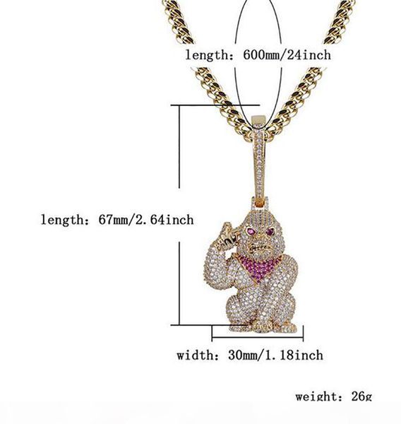 14k iced out алмазный gorilla ожерелье ape подвеска с большой locked bling micro pave фианитами моделируемой алмазы только подвеска, Silver
14k iced out алмазный gorilla ожерелье ape подвеска с большой locked bling micro pave фианитами моделируемой алмазы только подвеска, Silver