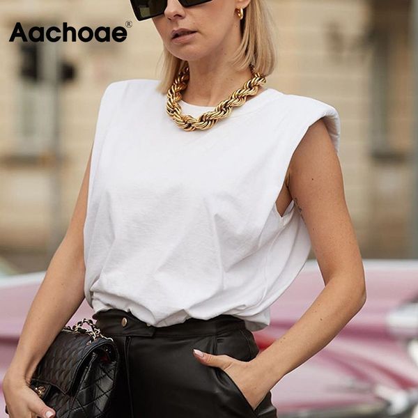 aachoae casual solid t shirt women summer o neck loose stay home shirt female sleeveless leisure basic ladies ropa mujer, White
aachoae casual solid t shirt women summer o neck loose stay home shirt female sleeveless leisure basic ladies ropa mujer, White