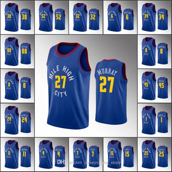 men denver nuggets nikola jokic jamal murray will barton paul millsap gary harris statement nba blue custom jersey 09, Blue;black
men denver nuggets nikola jokic jamal murray will barton paul millsap gary harris statement nba blue custom jersey 09, Blue;black