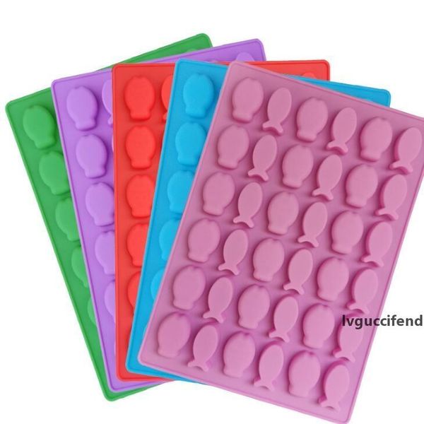 36 cavity fish design mini silicone chocolate mold non-stick kitchen baking pan cupcake brownie fondant cake molds lx1258
36 cavity fish design mini silicone chocolate mold non-stick kitchen baking pan cupcake brownie fondant cake molds lx1258