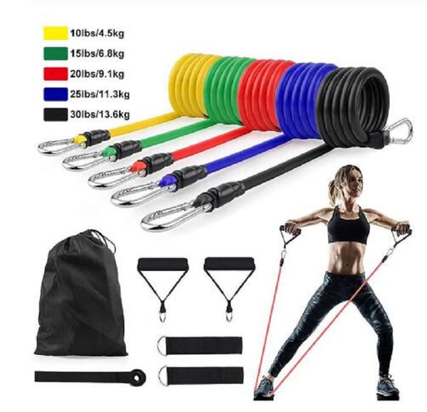 11pcs/set latex resistance bands crossfit training exercise yoga tubes pull rope rubber expander elastic bands fitness equipment
11pcs/set latex resistance bands crossfit training exercise yoga tubes pull rope rubber expander elastic bands fitness equipment