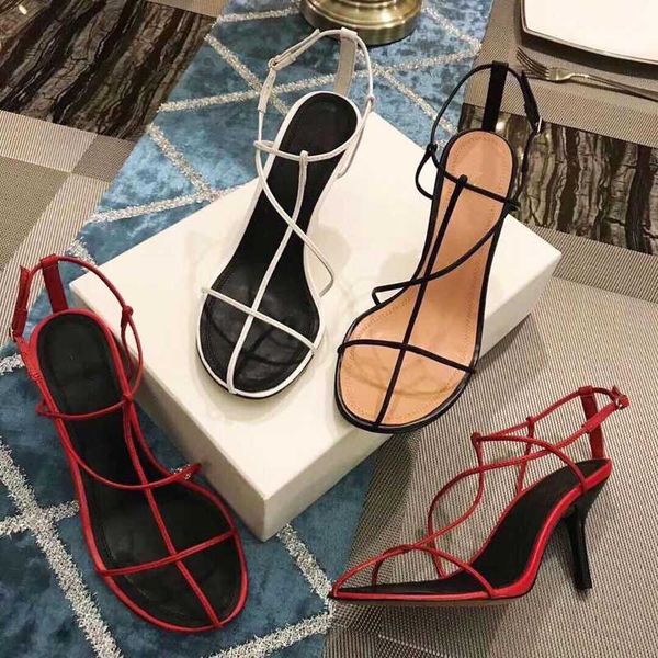 narrow band fashion design buckle strap women sandals high spike heels red black gladiator shoes summer causal leather pumps
narrow band fashion design buckle strap women sandals high spike heels red black gladiator shoes summer causal leather pumps
