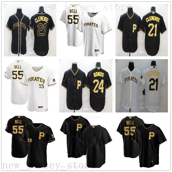 2020 new seasons baseball 21 roberto clemente jerseys stitched 24 barry bonds 55 josh bell nk white home black alternate jersey, Blue;black
2020 new seasons baseball 21 roberto clemente jerseys stitched 24 barry bonds 55 josh bell nk white home black alternate jersey, Blue;black