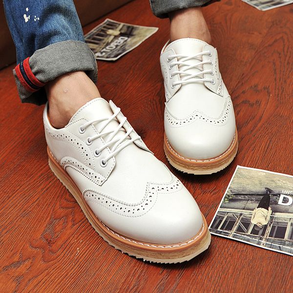 cool2020 british leather personalized trendy korean style board 46 men's shoes size 45 white, Black
cool2020 british leather personalized trendy korean style board 46 men's shoes size 45 white, Black