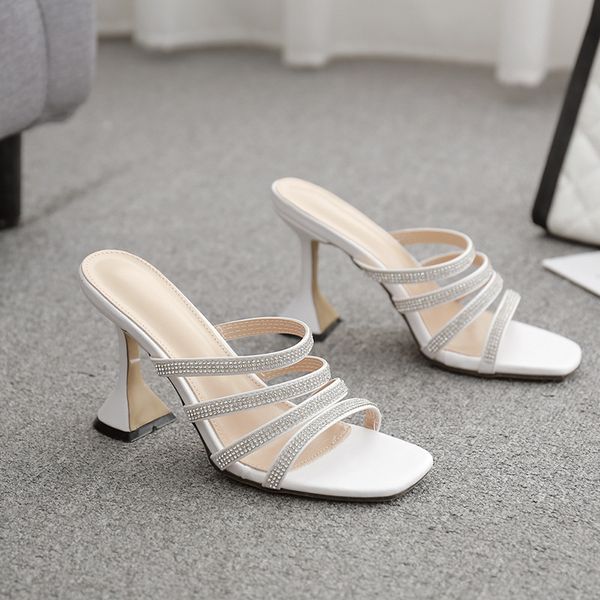 ladies high heels sandals women party shoes rhinestone fashion brand summer wedding shoes super high heel .5cm a2497, Black
ladies high heels sandals women party shoes rhinestone fashion brand summer wedding shoes super high heel .5cm a2497, Black