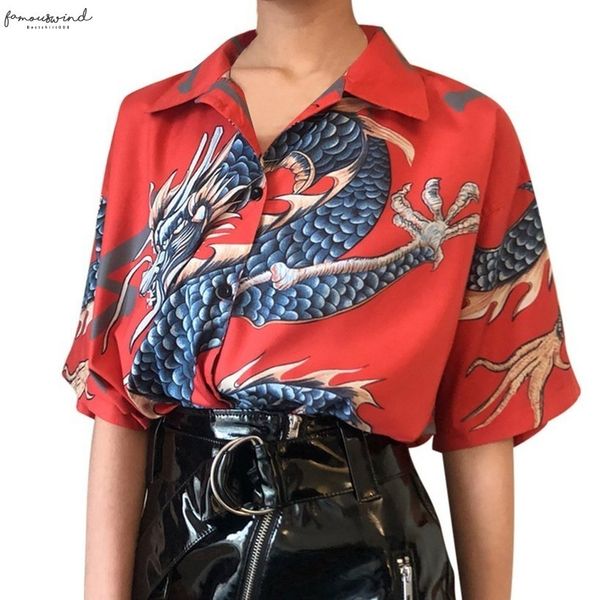 women shirt fashion turn down collar dragons casual loose shirt plus size womens and blouses camisas mujer 2020 20, White
women shirt fashion turn down collar dragons casual loose shirt plus size womens and blouses camisas mujer 2020 20, White