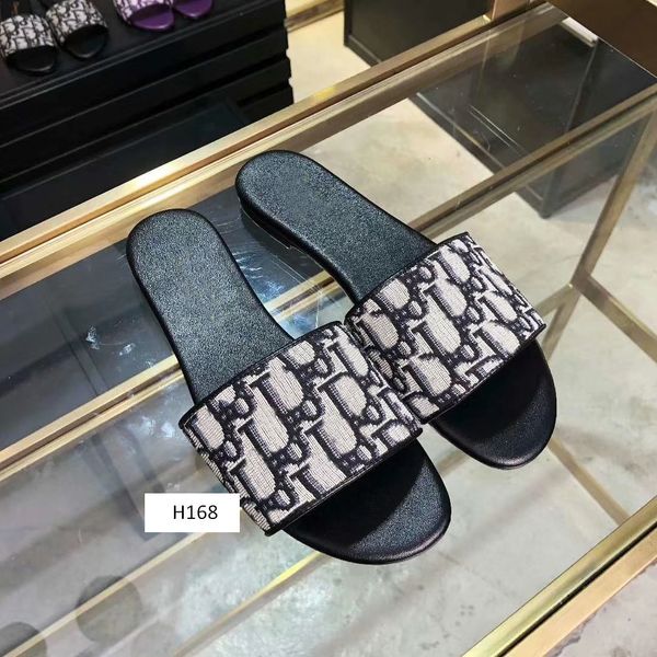 with box women slippers woman shoes sandals zapatos mujer chaussure femme sapato feminino sandalias oblique series size 37, Black
with box women slippers woman shoes sandals zapatos mujer chaussure femme sapato feminino sandalias oblique series size 37, Black