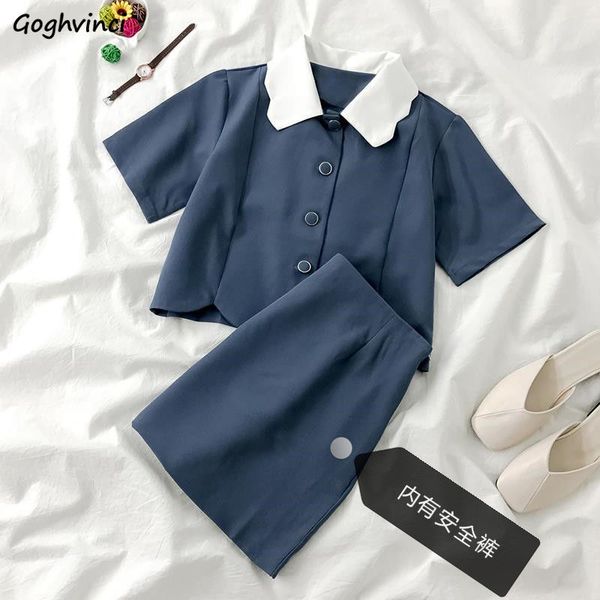 women sets turn-down collar crop-single-breasted skirts patchwork womens slender 2pcs set korean style retro chic fashion, Gray
women sets turn-down collar crop-single-breasted skirts patchwork womens slender 2pcs set korean style retro chic fashion, Gray