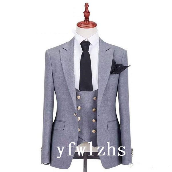 handsome one button groomsmen peak lapel groom tuxedos men suits wedding/prom/dinner man blazer(jacket+pants+tie+vest) w291, Black;gray
handsome one button groomsmen peak lapel groom tuxedos men suits wedding/prom/dinner man blazer(jacket+pants+tie+vest) w291, Black;gray