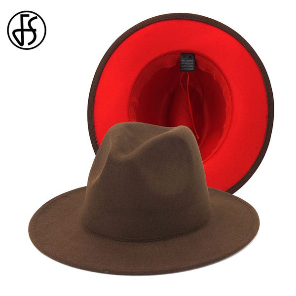 fs fashion coffee red patchwork wool felt fedora hats women men wide brim panama jazz cap trilby cowboy gangster hat, Blue;gray
fs fashion coffee red patchwork wool felt fedora hats women men wide brim panama jazz cap trilby cowboy gangster hat, Blue;gray