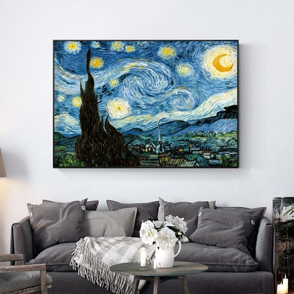 home decor canvas painting wall posters prints famous artist star sky mural art pictures for living room decoration dining restaurant l
home decor canvas painting wall posters prints famous artist star sky mural art pictures for living room decoration dining restaurant l
