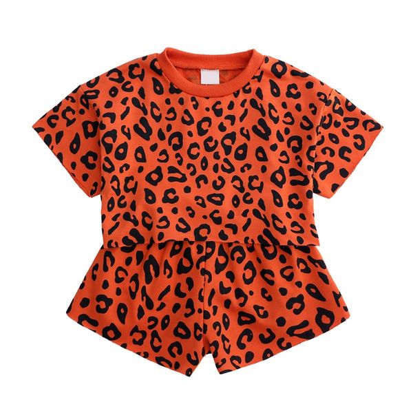 girls summer suit 2020 new small and medium-sized children short-sleeved shorts casual clothes baby foreign leopard two-piece, White
girls summer suit 2020 new small and medium-sized children short-sleeved shorts casual clothes baby foreign leopard two-piece, White