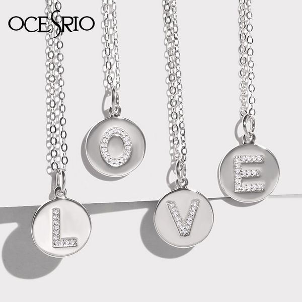 ocerio cubic zirconia initial letter necklace tiny cz coin round name rainbow necklace pendant bijoux femme nke-p15, Silver
ocerio cubic zirconia initial letter necklace tiny cz coin round name rainbow necklace pendant bijoux femme nke-p15, Silver