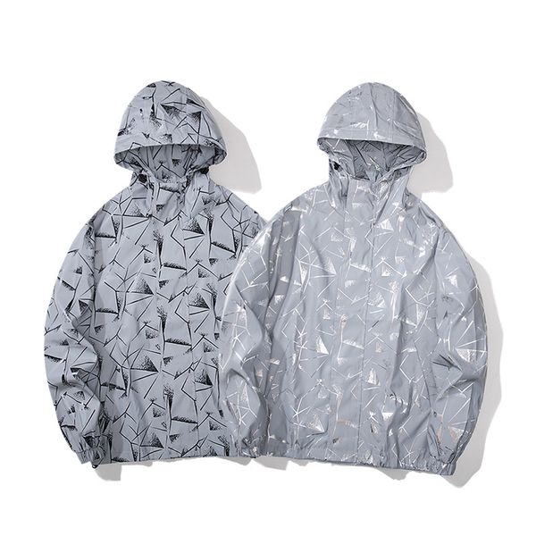 2020 men's autumn new reflective hooded jacket youth loose casual printed jacket, Black;brown
2020 men's autumn new reflective hooded jacket youth loose casual printed jacket, Black;brown