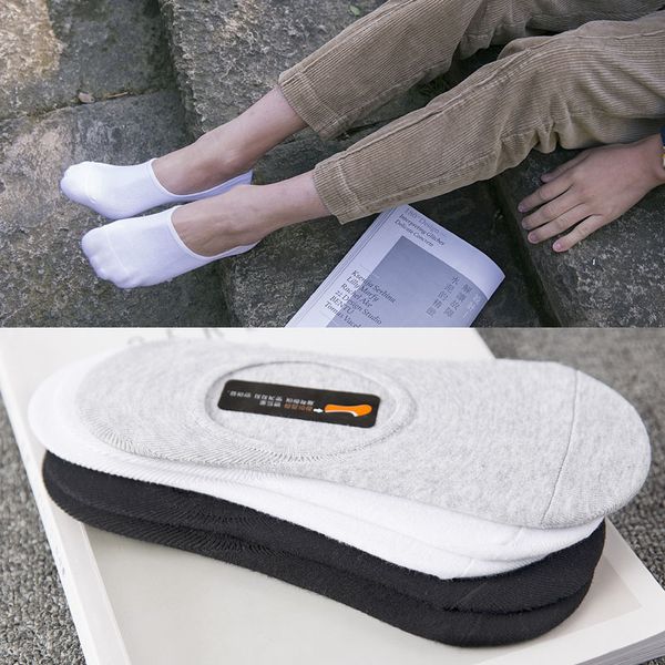 5 pairs fashion cotton & bamboo fiber men socks invisible shallow mouth silicone non-slip short socks for men slippers no show, Black
5 pairs fashion cotton & bamboo fiber men socks invisible shallow mouth silicone non-slip short socks for men slippers no show, Black