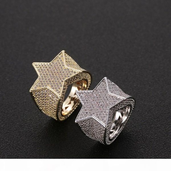 мужчины star ring 18 k медь шарм золото серебро цвет полный циркон мода хип-хоп рок jewelry, Silver
мужчины star ring 18 k медь шарм золото серебро цвет полный циркон мода хип-хоп рок jewelry, Silver