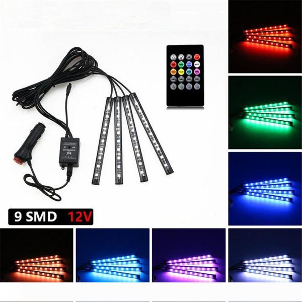 4 в 1 9led rgb led strip light music voice control 12v интерьер автомобиля покрытие diy украшения атмосфера неоновый свет
4 в 1 9led rgb led strip light music voice control 12v интерьер автомобиля покрытие diy украшения атмосфера неоновый свет