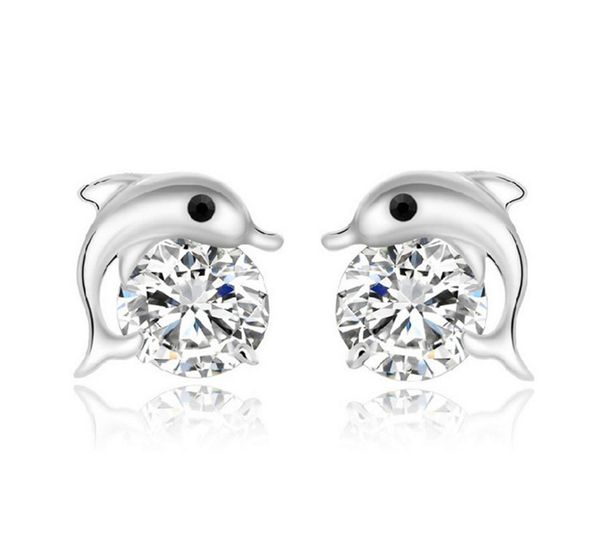 natural austrian rhinestone crystal dolphin stud earrings classic elements fashion class women girls gift, Silver
natural austrian rhinestone crystal dolphin stud earrings classic elements fashion class women girls gift, Silver