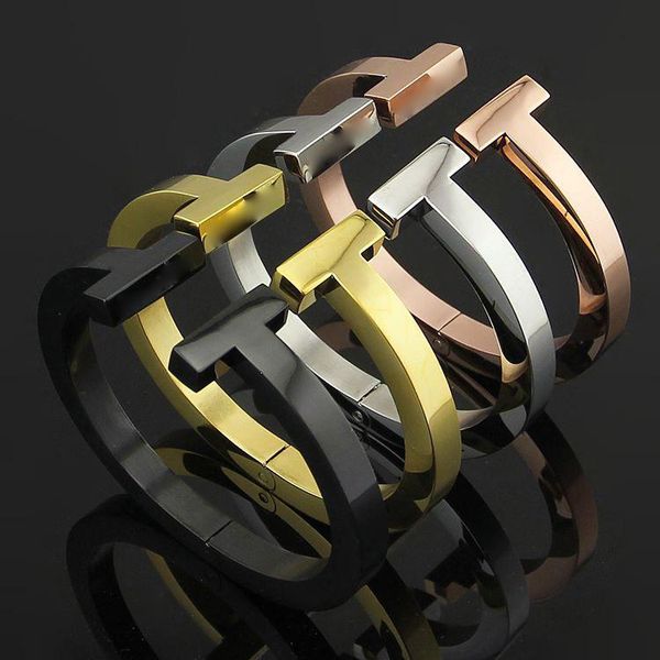 new jewelry stainless steel 18k rose gold double t bangle & bracelets cuffs open silver jewelry love bracelets women's gifts
new jewelry stainless steel 18k rose gold double t bangle & bracelets cuffs open silver jewelry love bracelets women's gifts