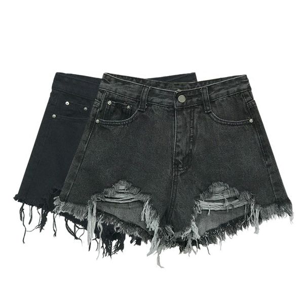 women's jeans black tassel short jean ripped frayed edge denim shorts women pocket high waist summer straight leg solid cotton, Blue
women's jeans black tassel short jean ripped frayed edge denim shorts women pocket high waist summer straight leg solid cotton, Blue