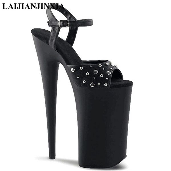 sandals laijianjinxia fashion summer female shoes stiletto heels 23 cm high rivet vamp stage model nightclub show, Black
sandals laijianjinxia fashion summer female shoes stiletto heels 23 cm high rivet vamp stage model nightclub show, Black