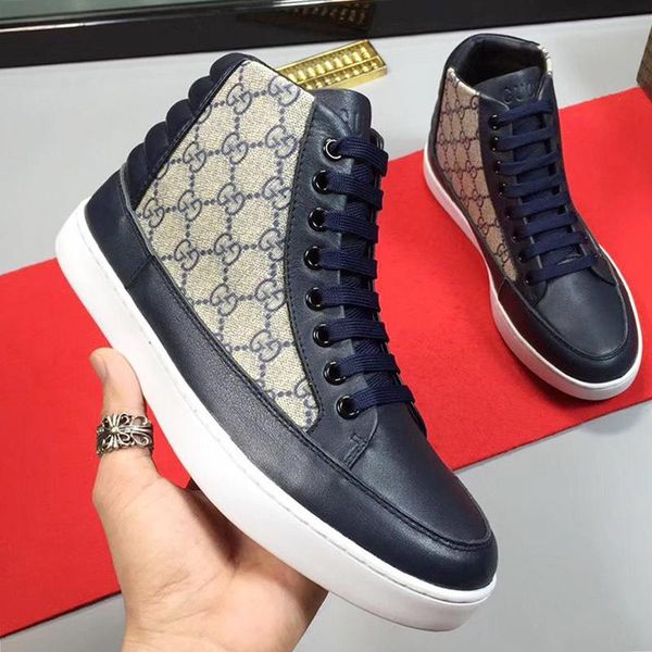 drop ship men 's high sneaker luxury mens shoes fashion lightweight footwears lace -up sports casual men shoes scarpe sportive da, Black
drop ship men 's high sneaker luxury mens shoes fashion lightweight footwears lace -up sports casual men shoes scarpe sportive da, Black