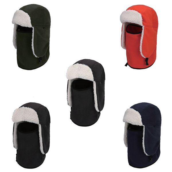 winter new double-layer fleece hat collar cover face ear ski cap thick warm riding cap, Black
winter new double-layer fleece hat collar cover face ear ski cap thick warm riding cap, Black