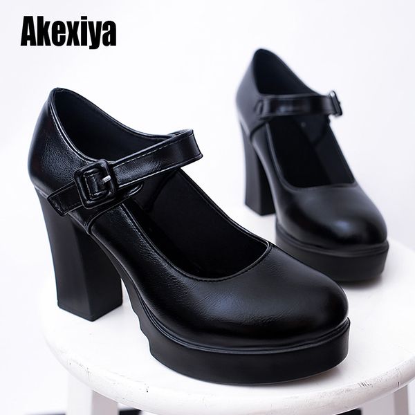 fashion office lady women mary jane shoes thick heels round toe buckle strap platform pumps party wedding prom footwea u415, Black
fashion office lady women mary jane shoes thick heels round toe buckle strap platform pumps party wedding prom footwea u415, Black