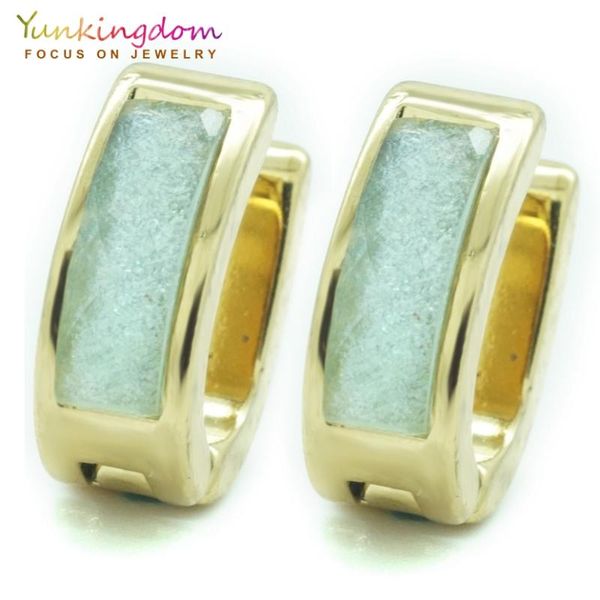 yunkingdom punk earring gold-color titanium stainless steel hoop earrings for women ladies fashion jewelry ue0209, Golden;silver
yunkingdom punk earring gold-color titanium stainless steel hoop earrings for women ladies fashion jewelry ue0209, Golden;silver