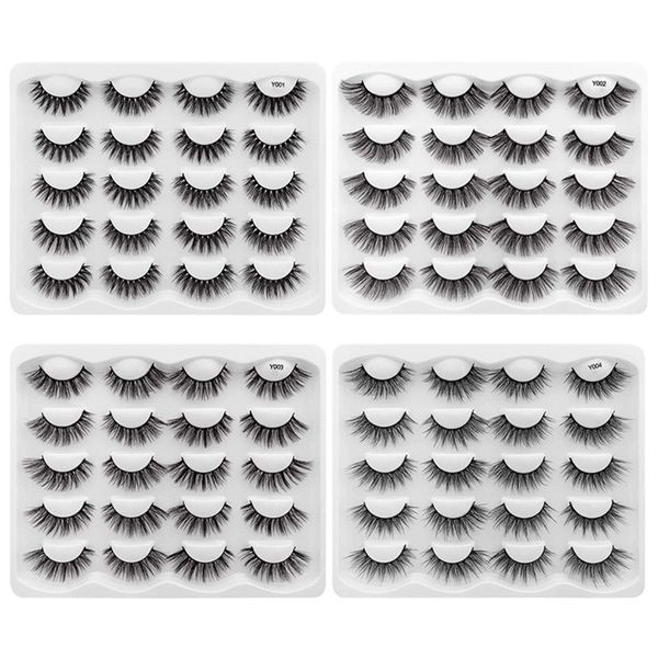 10pairs 3d synthetic hair eyelashes natural thick long false eyelashes dramatic fake lashes makeup extension
10pairs 3d synthetic hair eyelashes natural thick long false eyelashes dramatic fake lashes makeup extension