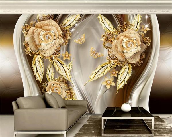 custom luxury 3d wallpaper european gold flower jewelry premium atmospheric interior decoration wallpaper
custom luxury 3d wallpaper european gold flower jewelry premium atmospheric interior decoration wallpaper