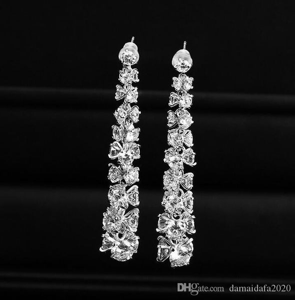 new ladder square shiny diamond tassel diamond silver needle ear nails female temperament personality wild wholesale, Gray
new ladder square shiny diamond tassel diamond silver needle ear nails female temperament personality wild wholesale, Gray