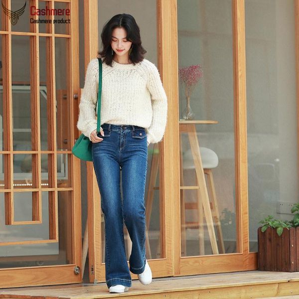 retro jeans female 2020 autumn micro-elastic slim high-rise thin high waist wide trousers dark blue fashion jeans female
retro jeans female 2020 autumn micro-elastic slim high-rise thin high waist wide trousers dark blue fashion jeans female