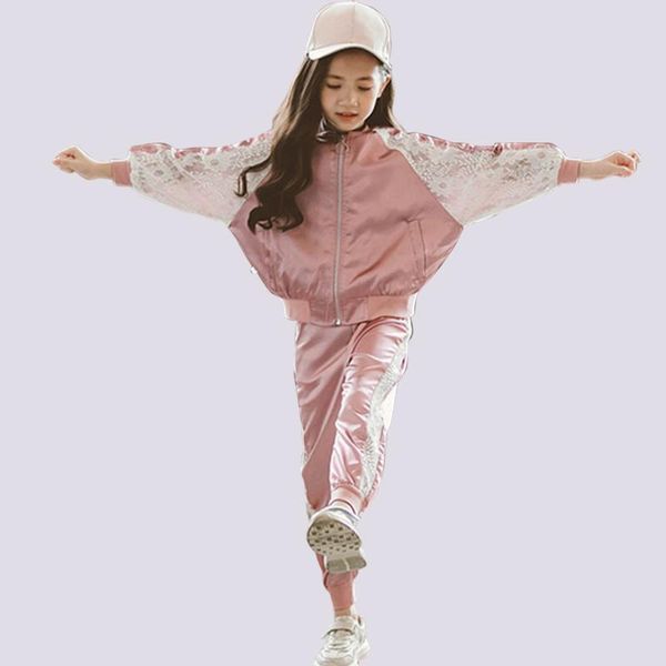 girl clothes patchwork jacket & pants girls clothes lace for girls 6 8 10 12 14 year autumn sport tracksuit for, White
girl clothes patchwork jacket & pants girls clothes lace for girls 6 8 10 12 14 year autumn sport tracksuit for, White