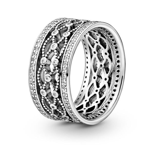 authentic 925 sterling silver sparkling lacework ring luxury designer jewelry women cz stones diamond lace statement rings with pandora box, Slivery;golden
authentic 925 sterling silver sparkling lacework ring luxury designer jewelry women cz stones diamond lace statement rings with pandora box, Slivery;golden