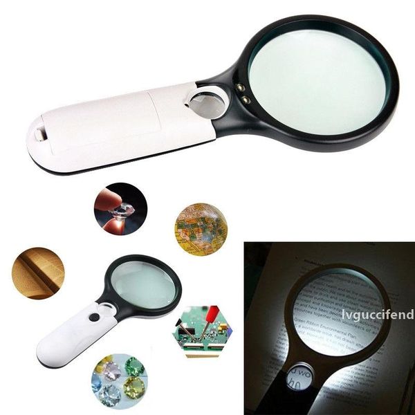scope magnifier 3 led light 45x magnifying glass lens handheld mini pocket microscope reading jewelry gga681 50pcs
scope magnifier 3 led light 45x magnifying glass lens handheld mini pocket microscope reading jewelry gga681 50pcs