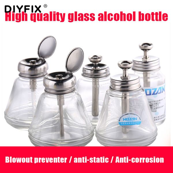 diyfix 150ml press-type glass alcohol bottle anti-static plate washing water bottle mobile phone repair copper cleaning tool
diyfix 150ml press-type glass alcohol bottle anti-static plate washing water bottle mobile phone repair copper cleaning tool
