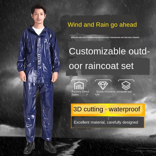 aiofo outdoor wear-resistant raincoat double-sided thickened trousers and trousers reflective strip with hat rain cover pants suit all
aiofo outdoor wear-resistant raincoat double-sided thickened trousers and trousers reflective strip with hat rain cover pants suit all