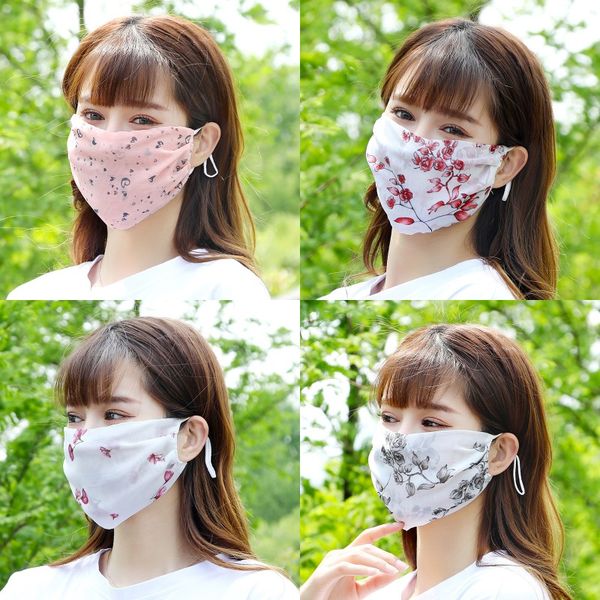 dhl shipping woman chiffon sunscreen mask spring summer breathable lady mouth masks washable reusable mask floral face masks x436fz
dhl shipping woman chiffon sunscreen mask spring summer breathable lady mouth masks washable reusable mask floral face masks x436fz