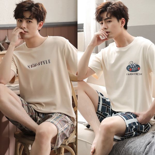 zqjwp life nocturne summer pajamas men's simple casual cotton short clothes clothes home furnishing clothing sleeve outdoor hom, Black;brown
zqjwp life nocturne summer pajamas men's simple casual cotton short clothes clothes home furnishing clothing sleeve outdoor hom, Black;brown