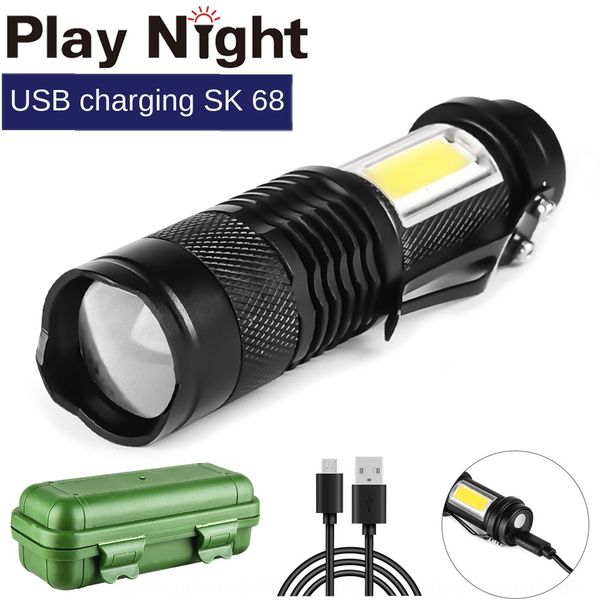 sk68 mini q5 strong usb charging led retractable zoom no. 5 battery cob flashlight side light flashlight
sk68 mini q5 strong usb charging led retractable zoom no. 5 battery cob flashlight side light flashlight