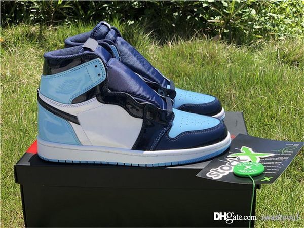 air аутентичная 1 high og wmns unc патентного баскетбол обуви женщина obsidian синего холод белые лакированная кожа кроссовки спорт с оригин
air аутентичная 1 high og wmns unc патентного баскетбол обуви женщина obsidian синего холод белые лакированная кожа кроссовки спорт с оригин