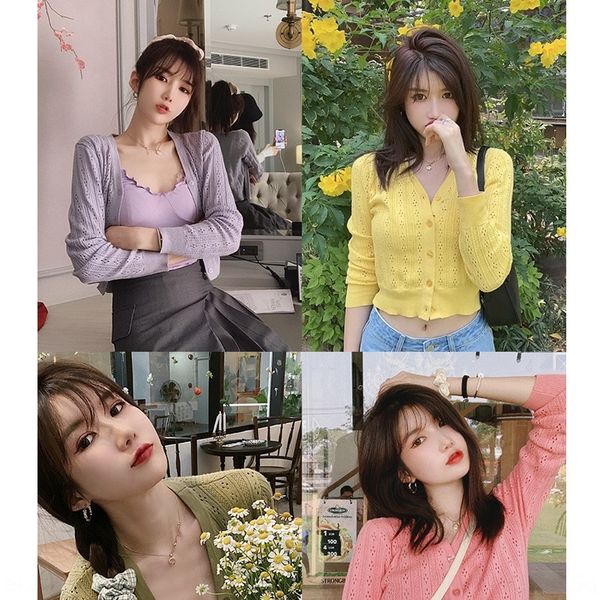korean style coat women's autumn knitted cardigan 2020 online red underwear sweater sweater hong kong style ins clothes, White
korean style coat women's autumn knitted cardigan 2020 online red underwear sweater sweater hong kong style ins clothes, White