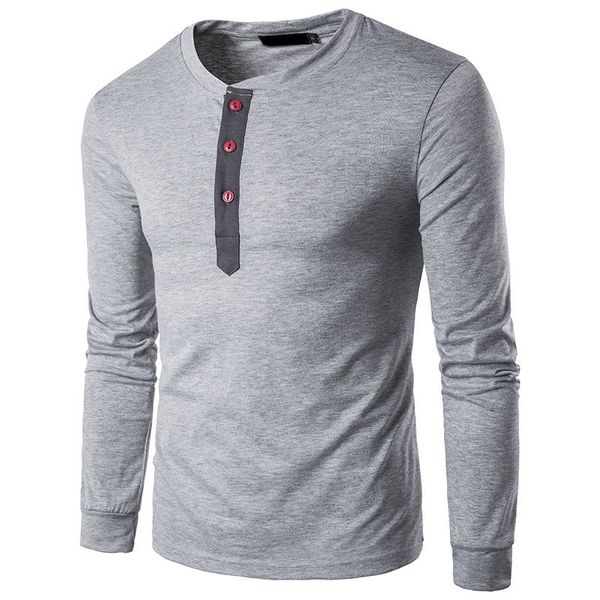 mens designer patchwork tshirts summer o neck with buttons casual slim mens long sleeve tees, White;black
mens designer patchwork tshirts summer o neck with buttons casual slim mens long sleeve tees, White;black