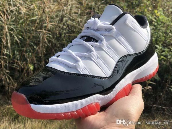 air authentic 11 low white bred man basketball shoes 11s men black true red retro athletic sneakers with original box av2187-16
air authentic 11 low white bred man basketball shoes 11s men black true red retro athletic sneakers with original box av2187-16