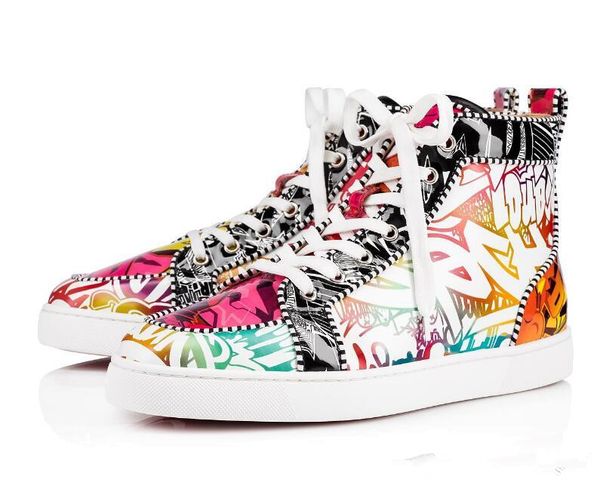 name brand stylish beads graffiti high-red bottom sneaker for men women skateboarding designer luxury party wedding casual shoes, Black
name brand stylish beads graffiti high-red bottom sneaker for men women skateboarding designer luxury party wedding casual shoes, Black